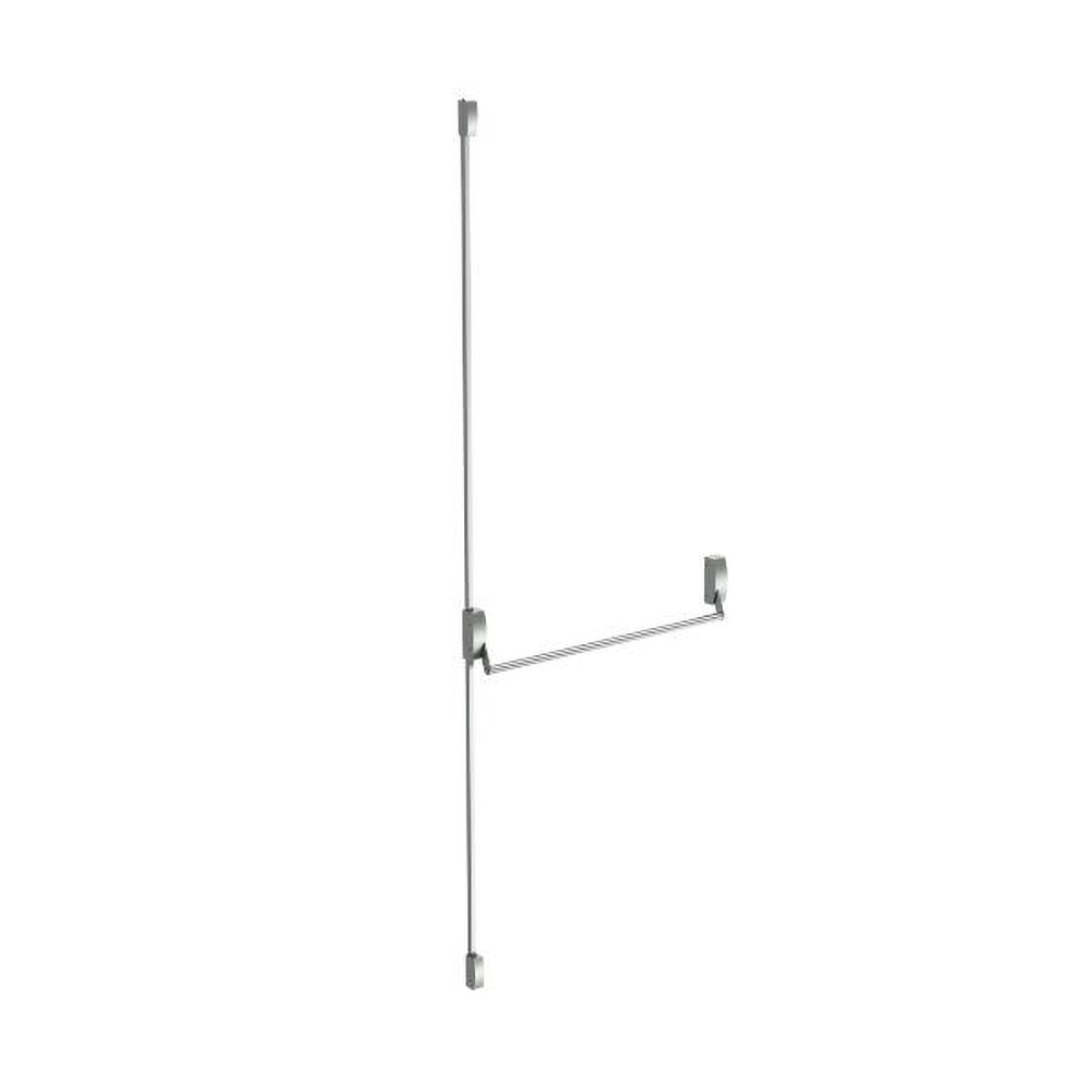 Uitgangsinrichting met tweepuntsvergrendeling