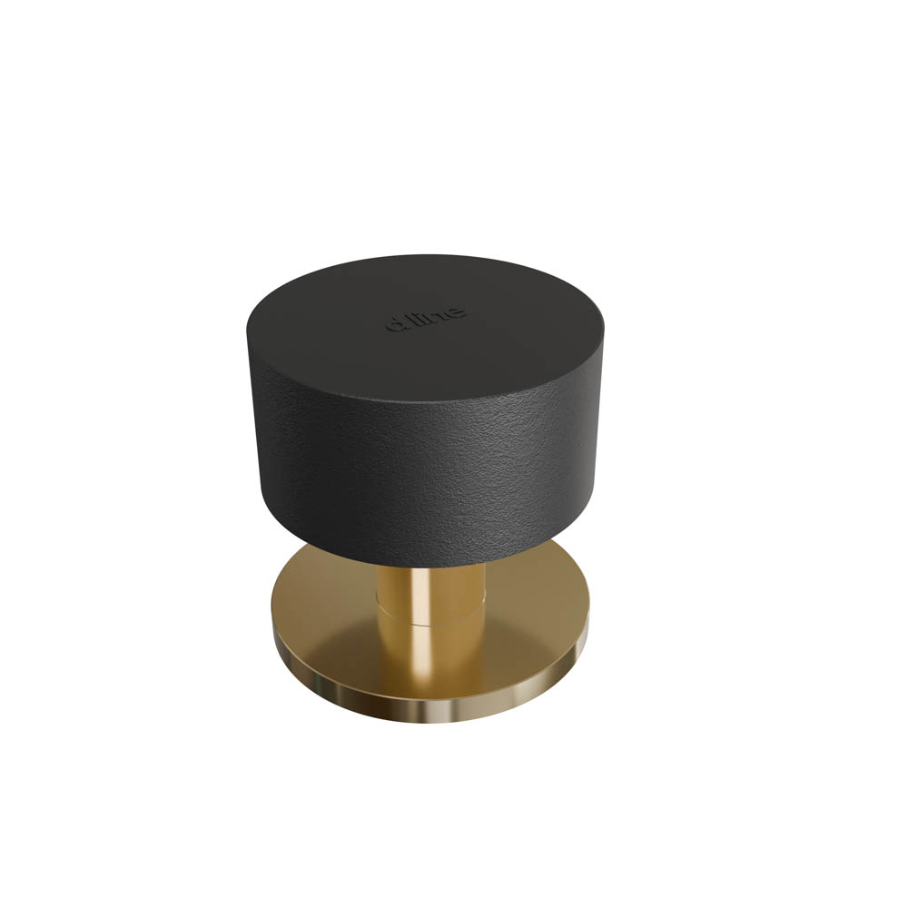 Deurstopper Ø40 x H40 mm vloermontage