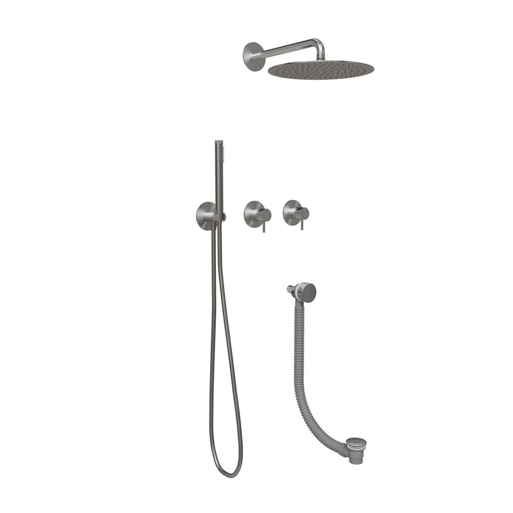 Inbouw drieweg douche/bad vulset